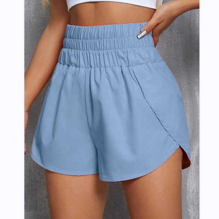 Boxershorts für Frauen jugendlich-Mädchen leichte ziehen-an-Hochhaus-kurze Hose Outfit Ich bin sportlichen Stil Sommer-Schulungen kurze Hose: XL / Blau