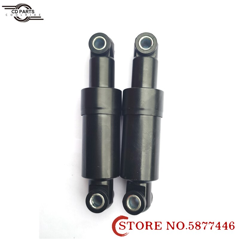 Hydraulic Shock Absorber Front and Rear Wheels Universal 125mm Black All Inclusive Electric Scooter Anti Vibration Accessories: two