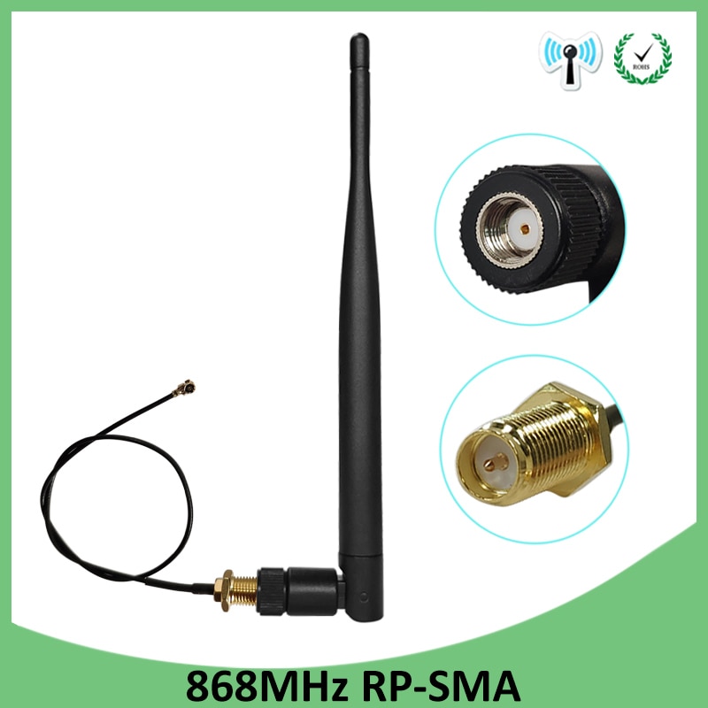 EOTH 1 2 5 stücke 868mhz antenne 5dbi sma weibliche 915mhz lora antene iot modul lorawan antene ipex1 SMA männlichen zopf Verlängerung Kabel