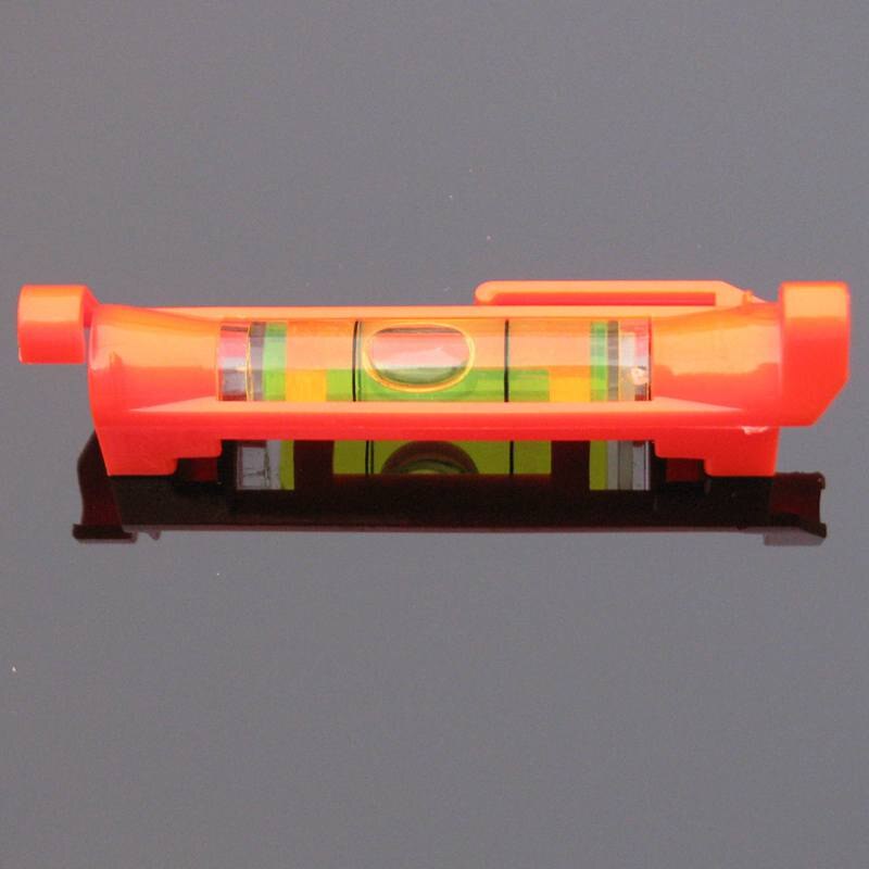 1 Piece Bubble Level with Plastic Shell Red Color level measurement instrument Moving on Line