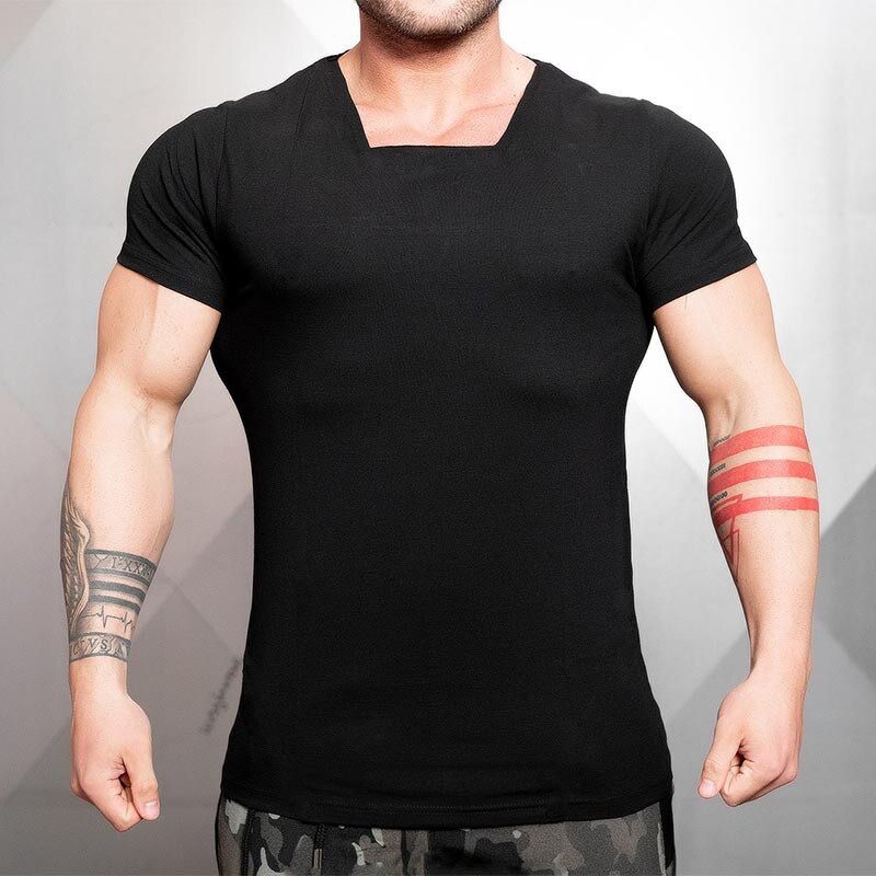 NOVEDAD DE VERANO ropa gimnasios apretado camiseta mens fitness camiseta homme gimnasios t camisa de los hombres fitness camisetas tops
