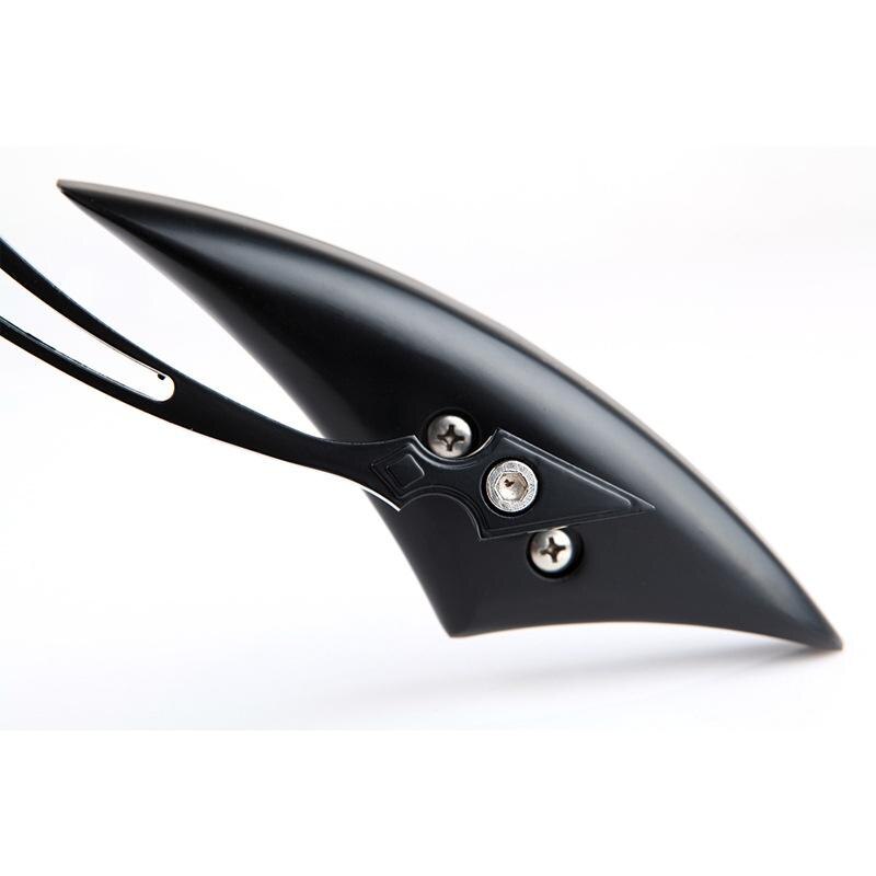 Motorfiets Retro Gemodificeerde Mes-vormige Decoratieve Achteruitkijkspiegel voor Harley Dyna Softail Sportster Straat Tour Sliding Kawasaki