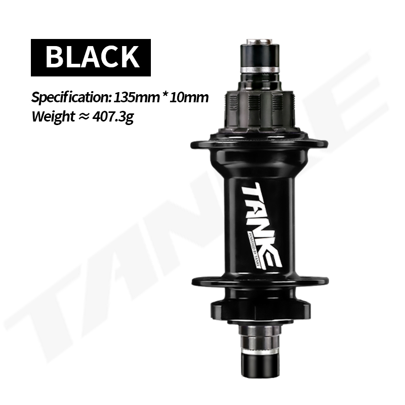 TANKE Dirt Jump Hub Single speed Locks CNC Machining Aluminum Alloy 32holes 120point 135*10mm,DJ MTB Bike hub 6 claw 3 teeth BMX: WHITE