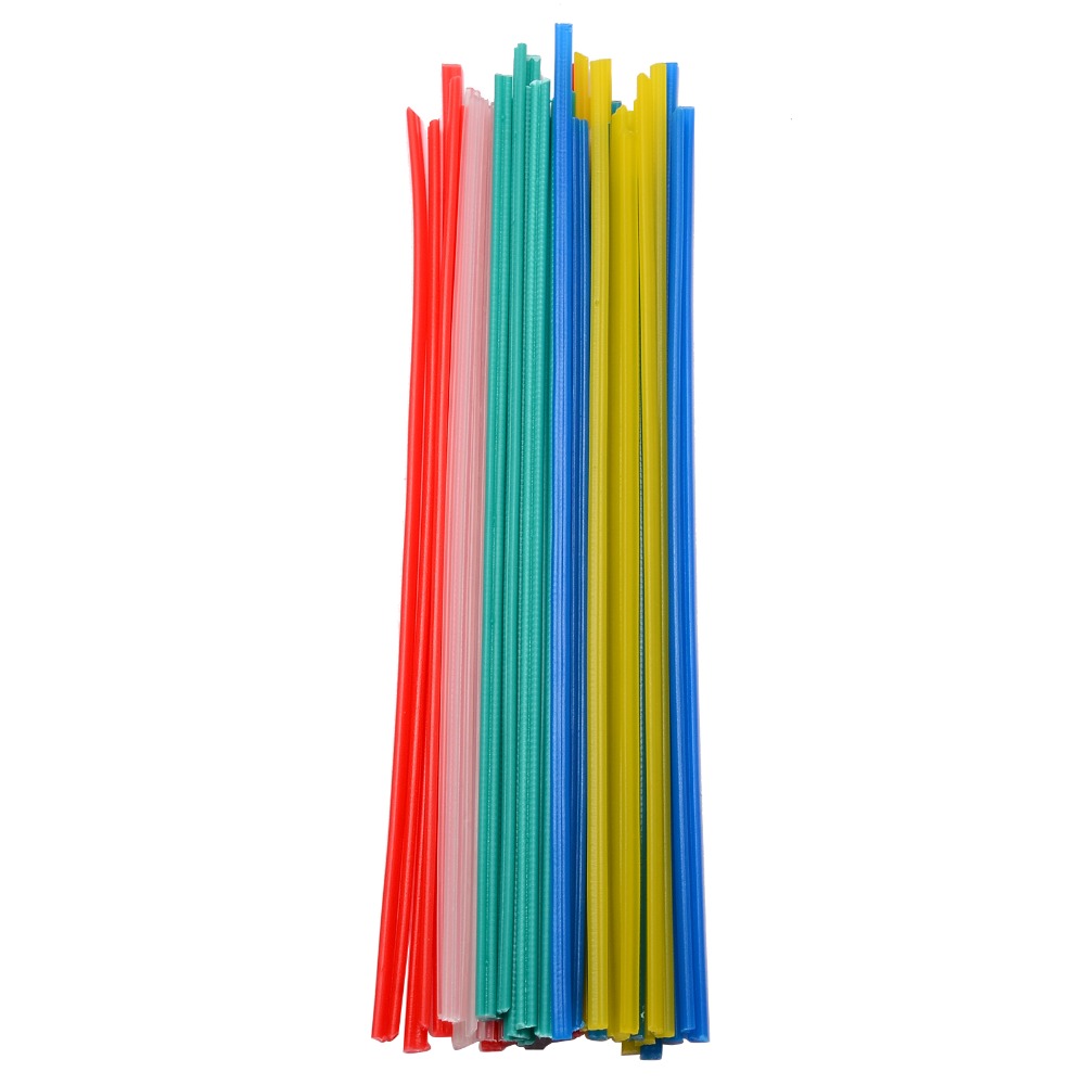 50pcs Plastic Lassen Staven 5 Kleur Lasser Sticks met Corrosiebestendigheid Blauw/Wit/Geel/Rood /groen