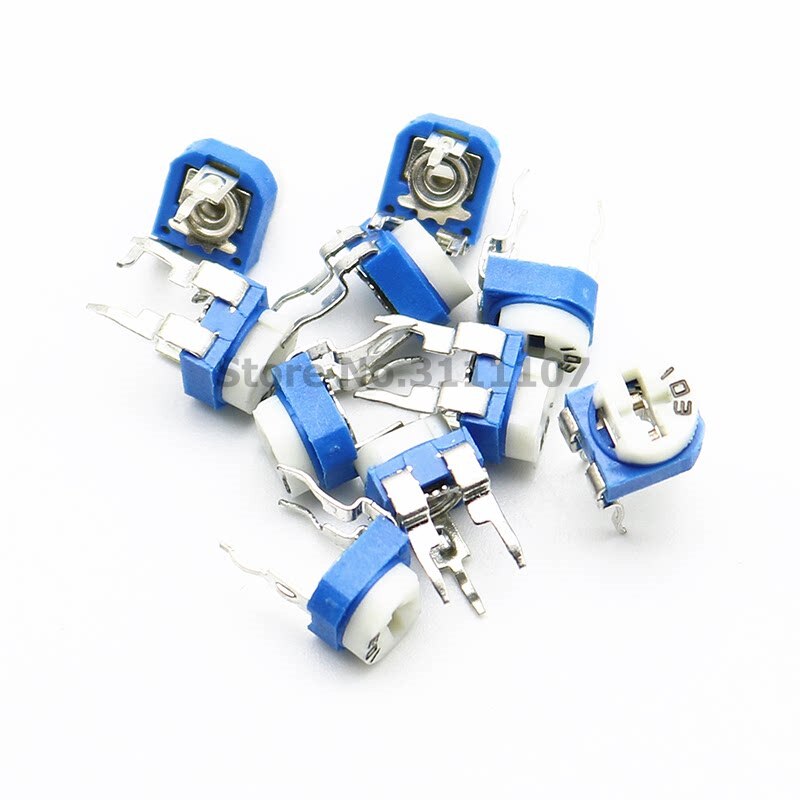 2 Pezzi Potenziometri Sakae 22HP-10 &ndash; 1K 2K 5K 10K 20K &ndash; Nuovi Di Zecca
