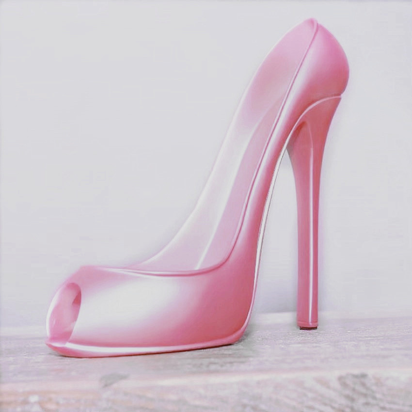 High Heel Shoe Wine Bottle Holder Stylish Wine Rack Basket Accessories High-Heel Statue Sculptures Kitchen Bar Decorations: Pink