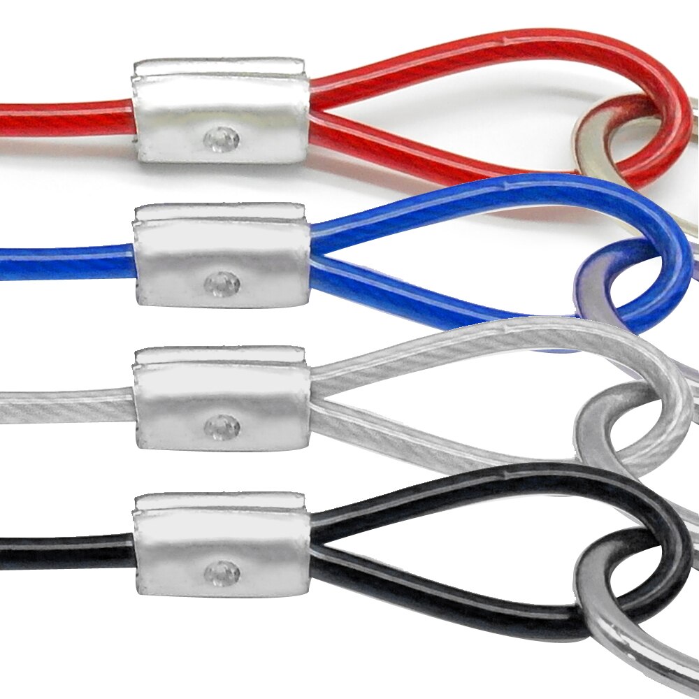 3M 5M 10M Dog Tie-Out Cable Heavy Duty Dogs Chain Leashes Outdoor Lead Belt for Small Medium Large Dogs Camping Training