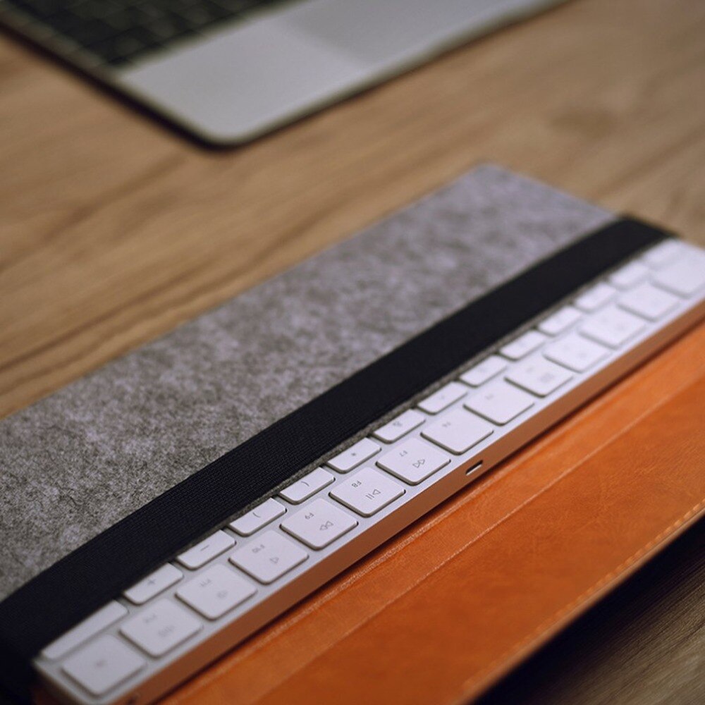 Beschermende opberghoes shell tas voor magic trackpad vilten etui zachte hoes voor magic keyboard