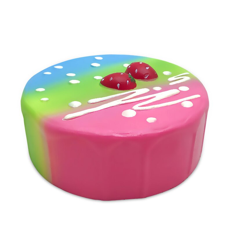 Jumbo Kawaii Strawberry Cake Squishy Slow Rising Squeeze Toys for Kids Baby Grownups Decompression Toys 11*4 CM