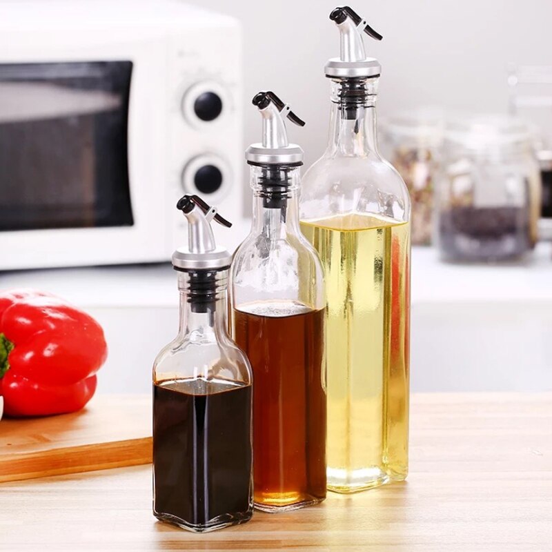 oil bottle dispenser Olive oil bottle sprayer soy sauce ingredient dispenser ASB lock leak-proof stopper flip cap bottle stopper