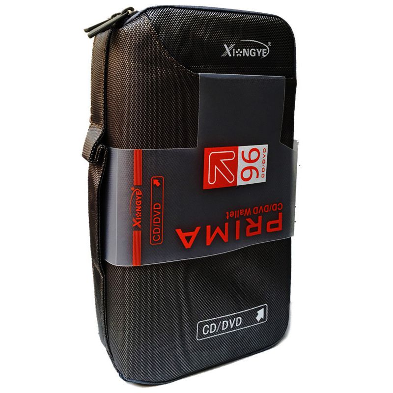 Étui de rangement pour DVD et CD, capacité de 96/64 disques, support pour voiture, sac de transport Portable pour accessoires DVD et CD