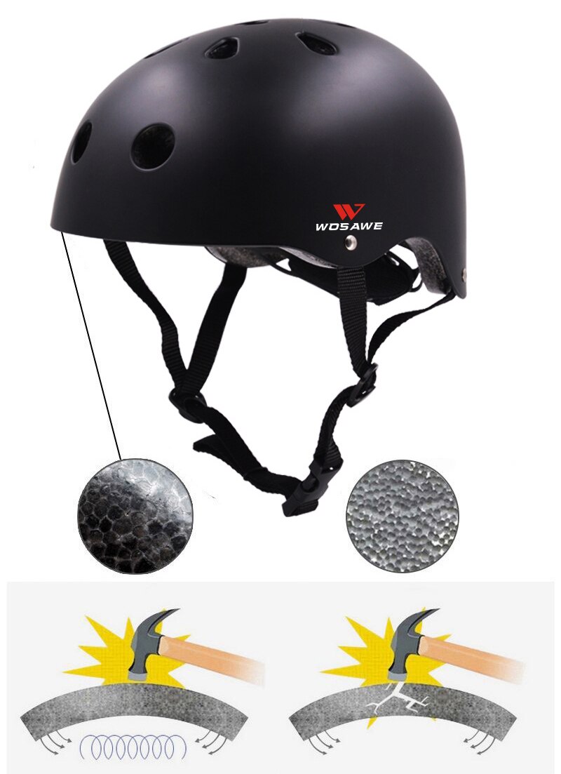 WOSAWE-casco de escalada en roca para niños y adultos, accesorio de ventilación para bicicleta de montaña, monopatín, patín, patinaje sobre ruedas