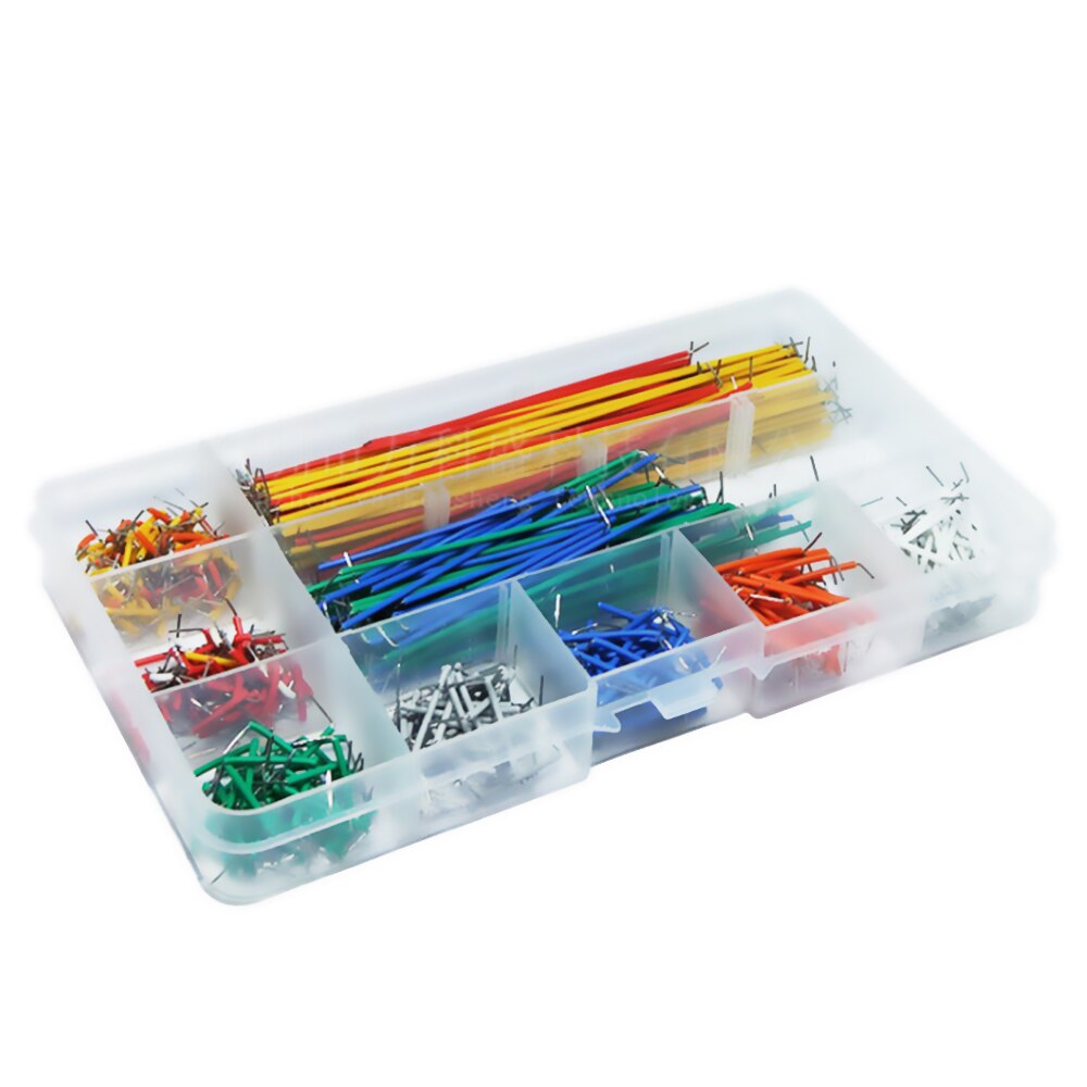 560 pièces Kits de cavalier 14 longueurs platine de prototypage lignes circuits imprimés cavaliers U forme câble fil Kit pour PCB pain Board Arduino populaire