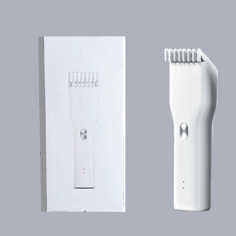 Männer der kabellos Haar Haarschneidemaschine Elektrische 0mm Kahl Rasieren Bart Trimmer Abschluss Haar Schneiden Maschine Haar aufbringen Styler Und olds: Weiß Haarschneidemaschine