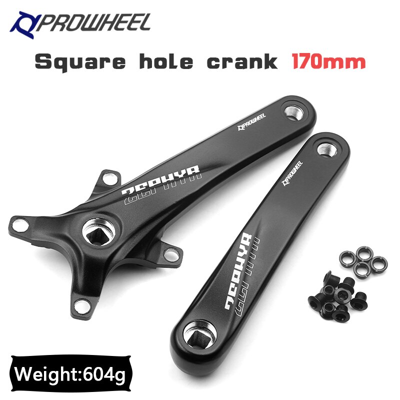 Prowheel Fiets Crank Tandwiel Mtb Fiets Vierkant Gat 170Mm 175Mm Crankstel 32T 34T 36T 38T 40T 104BCD Staal Smalle Brede Kettingblad: 170mm
