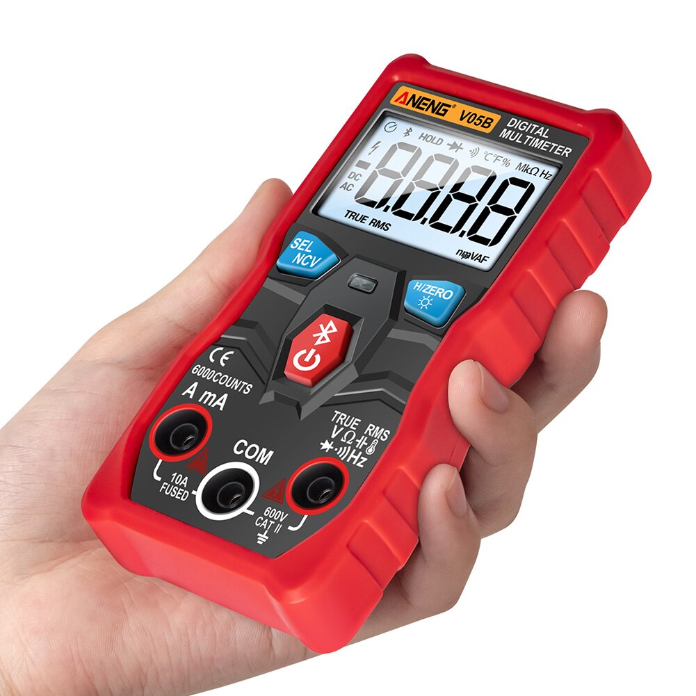 APP Control Spannung Handheld Tester ABS Widerstand Digital Multimeter Tragbare Messung Analyse Bluetooth Drahtlose Strom