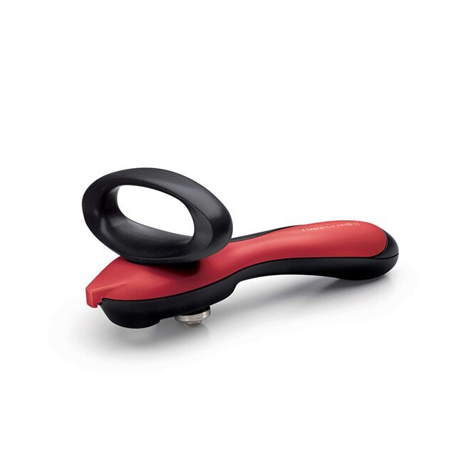 Tupperware ouvre-boîte polyvalent, aide de cuisine, ouvre-boîte, ouvre-boîte, noir-rouge, ouvre-boîte