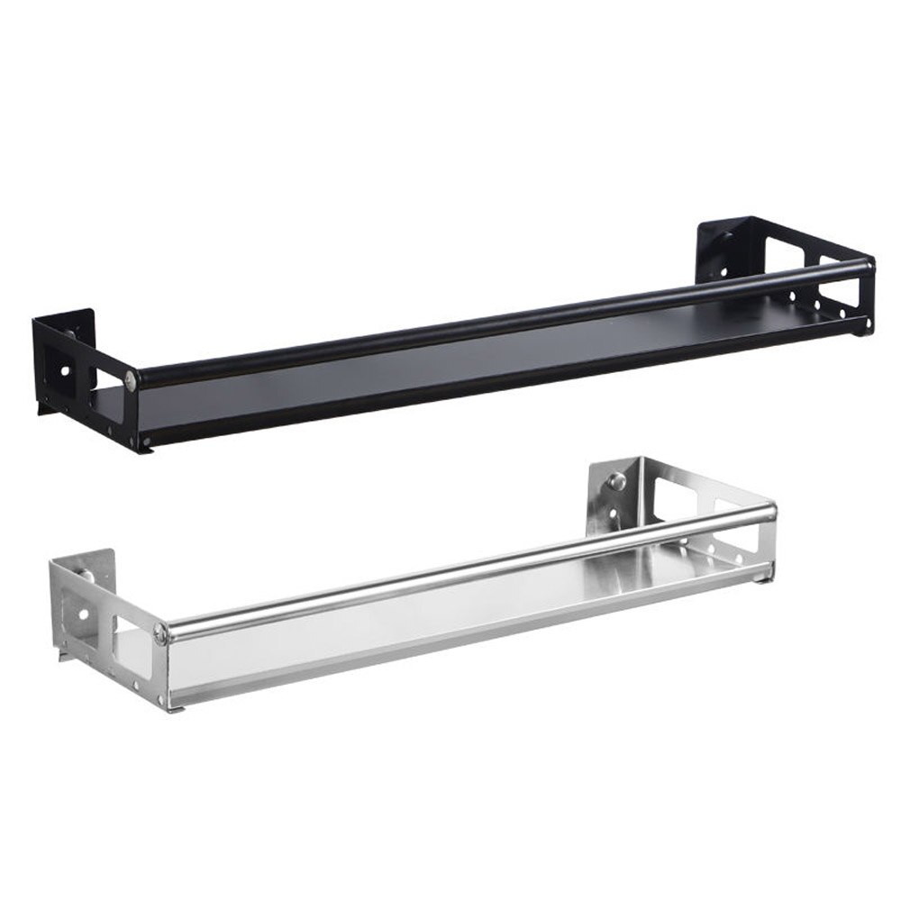 Kitchen Organizer Wall Mount Bracket Wall Storage Rack Spice Jar Rack Cabinet Shelf Kitchen Gadget Supplies Bathroom Rack