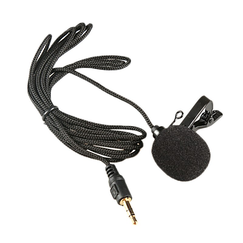 3,5mm Mini Mikrofon Kopfhörer Revers Lavalier Clip Mikrofon Vortrag Lehre Konferenz Universal- Tragbare Mikrofon: 5 Eisen