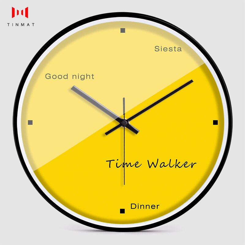 Nordic Digital Wall Clocks Living Room Silent Quartz Clocks Bedrooms Yellow Wall Clocks Relojes De Pared Home Decor Bb50wc: 1