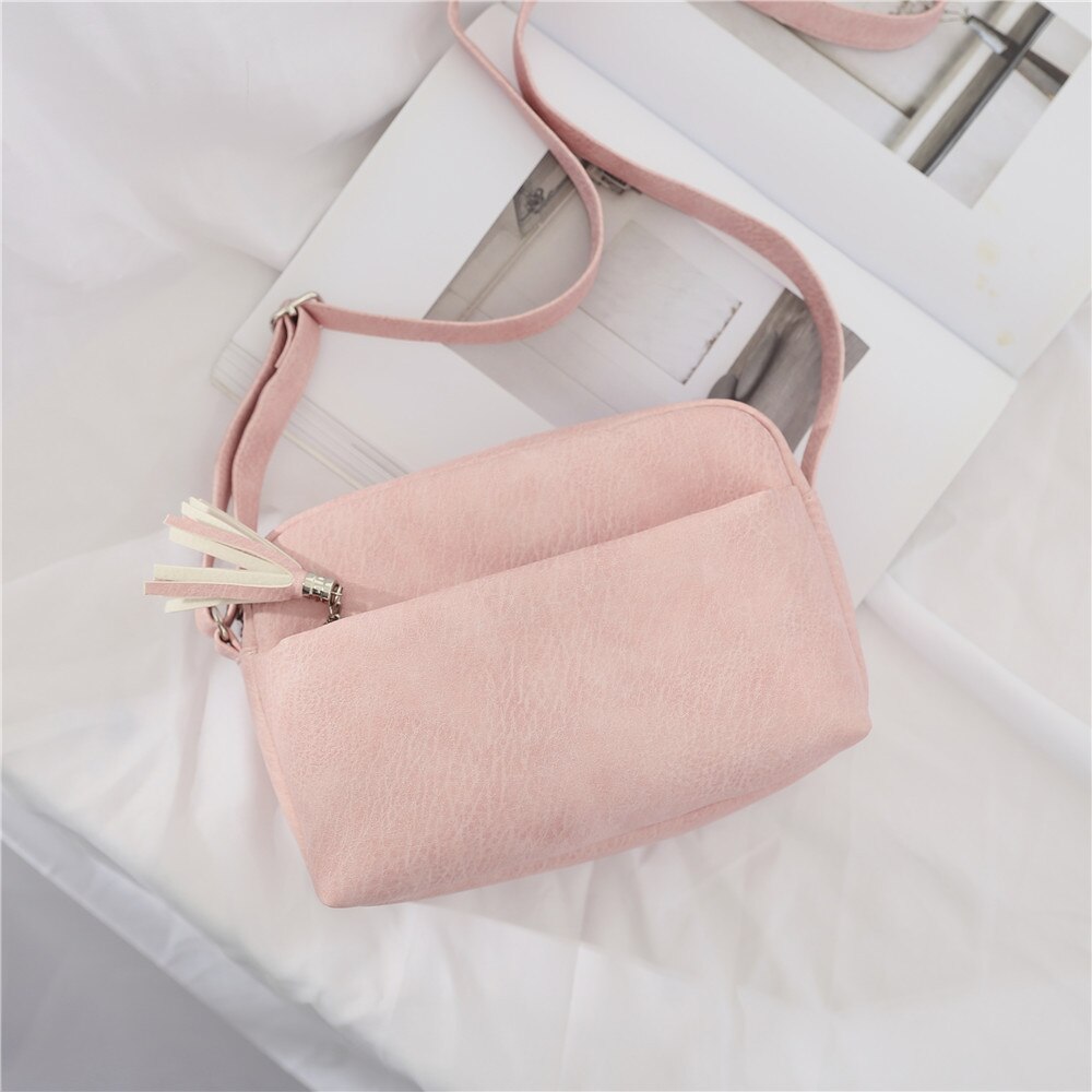 Frauen Koreanisch-Stil Umhängetasche handtasche: Rosa