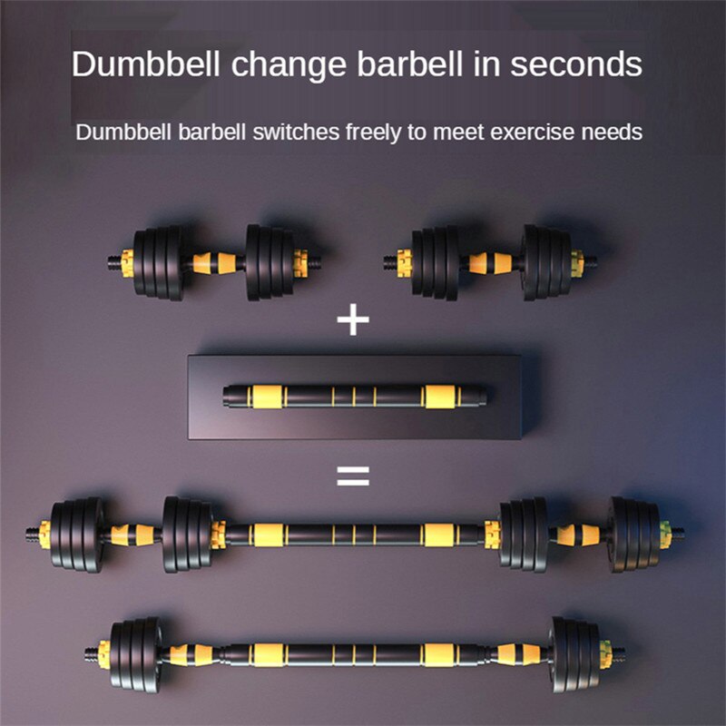 Dumbbell Extension Bar 35/45/50 Cm Arm Strength Training Barbell Connector Connector Neck Pad Extension Bar Extender Equipment