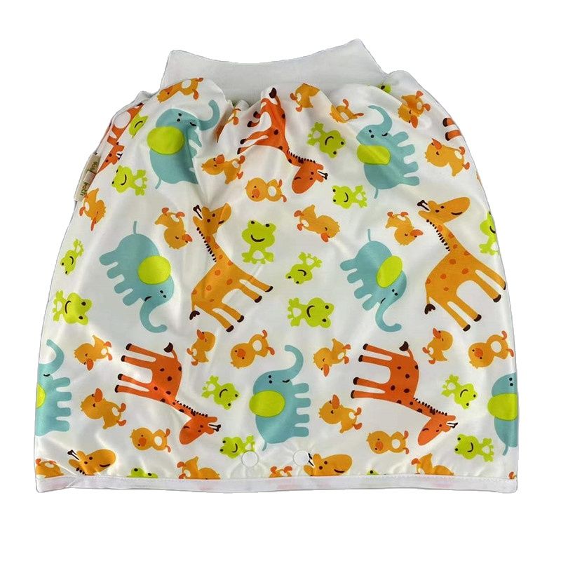 3 Lagen Bamboe Baby Luier Rok Doek Luier Lekvrije Slapen Baby Trainining Jurk Broek Kids Nappy Shorts Rok