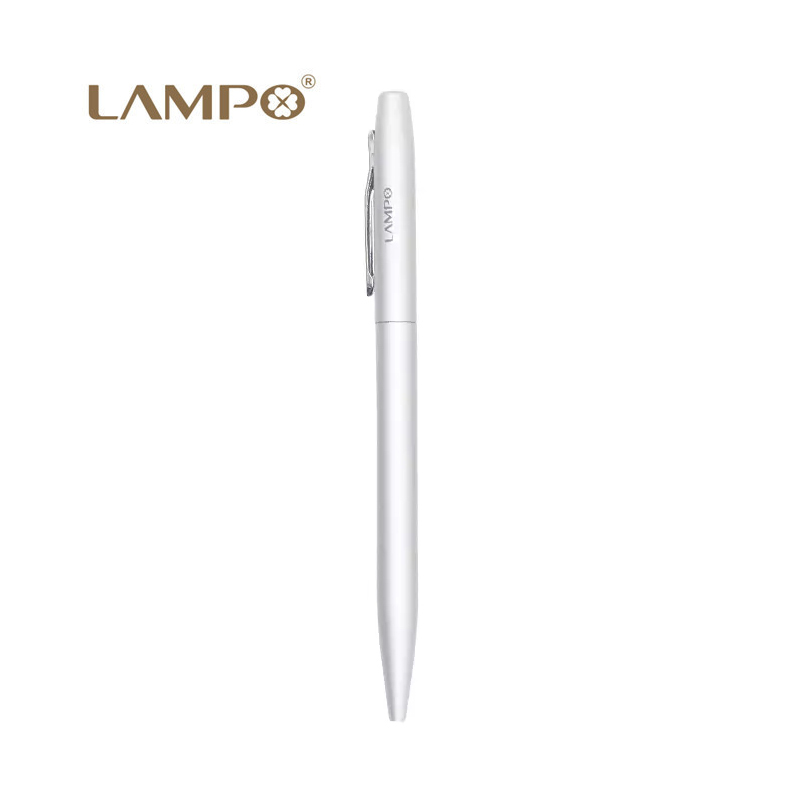 LAMPO Metal Sign Pens Luxury 0.5MM Black Gel Ink Pen Smooth Writing ручка Office School Stationery Supplies boligrafos: PURPLE