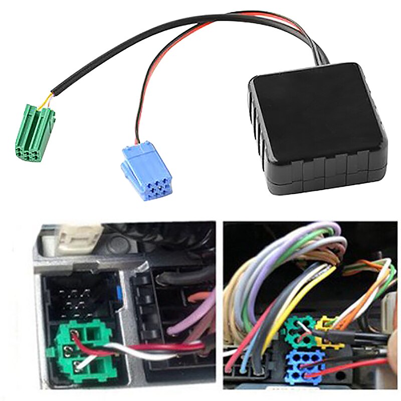 Samochodowy Bluetooth o interfejs adaptera mini ISO 6Szpilka i 8Szpilka dla Renault 2005-2011 modele stereofoniczny hosta CD