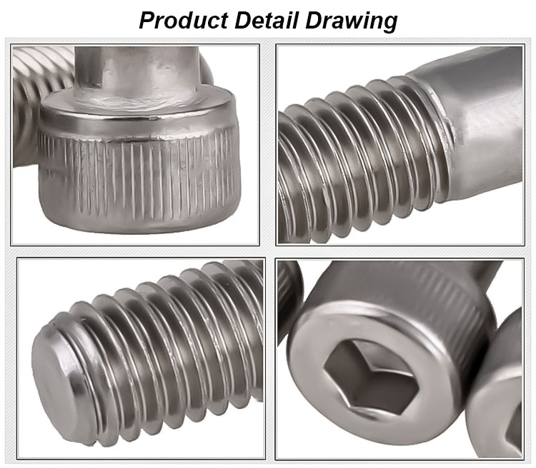1/10 Pcs Vis 304 Half Draad Cup Hoofd Socket Cap Schroef M4 M5 M6 M8 M10 Half Draad Schouder Schroeven en Bouten Tornillos Parafuso