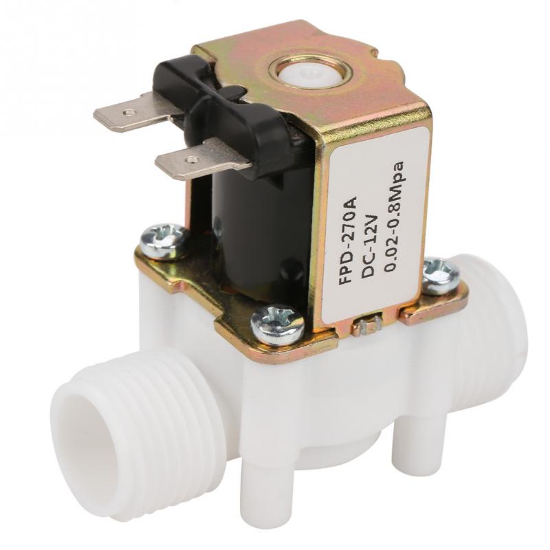 12V/24V G1/2 G3/4 NC Plastic Electrical Inlet Solenoid Pressure Regulating Water Valve for Water Control Dispense