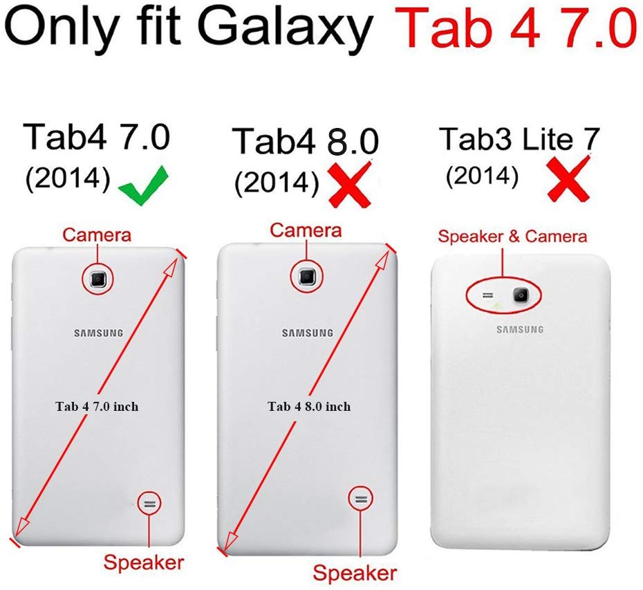 Tab 4 7.0 SM-T230 SM-T231 SM-T230 tablet capa 360 rotativa flip caso de couro do plutônio para samsung galaxy tab 4 7.0 t230 t231 t235