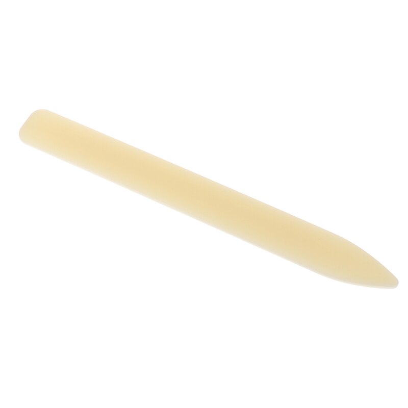 Gör-det-själv läderverktyg benfärg origami kniv plast trimningsanordning trycklinje kantband handgjorda lädertillbehör