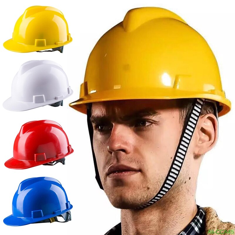 1 Pcs Veiligheid Beschermende Harde Hoed Bouw Veiligheid Werk Apparatuur Helm Verstelbare