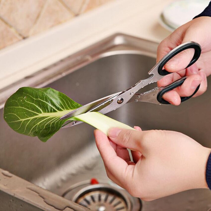 1PC Keuken Schaar Rvs Shears Tool voor Kip Gevogelte Vis Vlees Groenten Kruiden BBQ