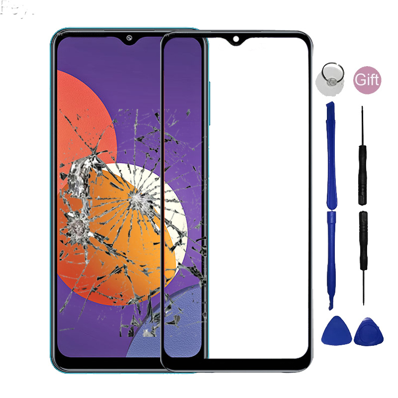 Voor Samsung Galaxy A12 5G Voorpaneel Voor Samsung Galaxy M12 Een M 12 Touch Screen Outer Glas Niet lcd Display Sensor