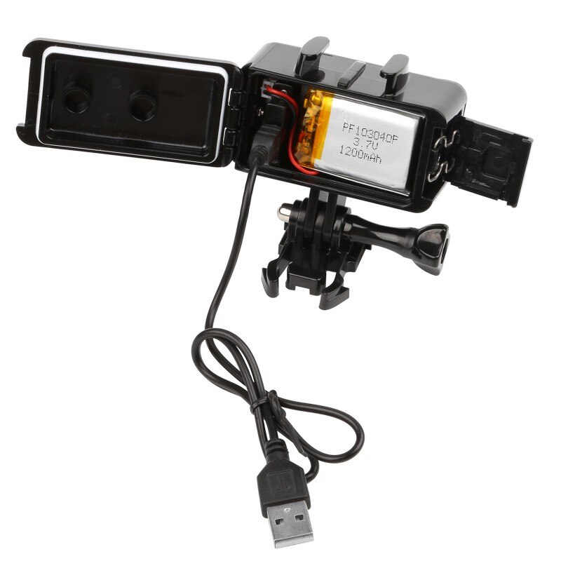 Luz de relleno impermeable de buceo para Gopro Hero 7 6 5, accesorios de Cámara de Acción, linterna subacuática, 40m