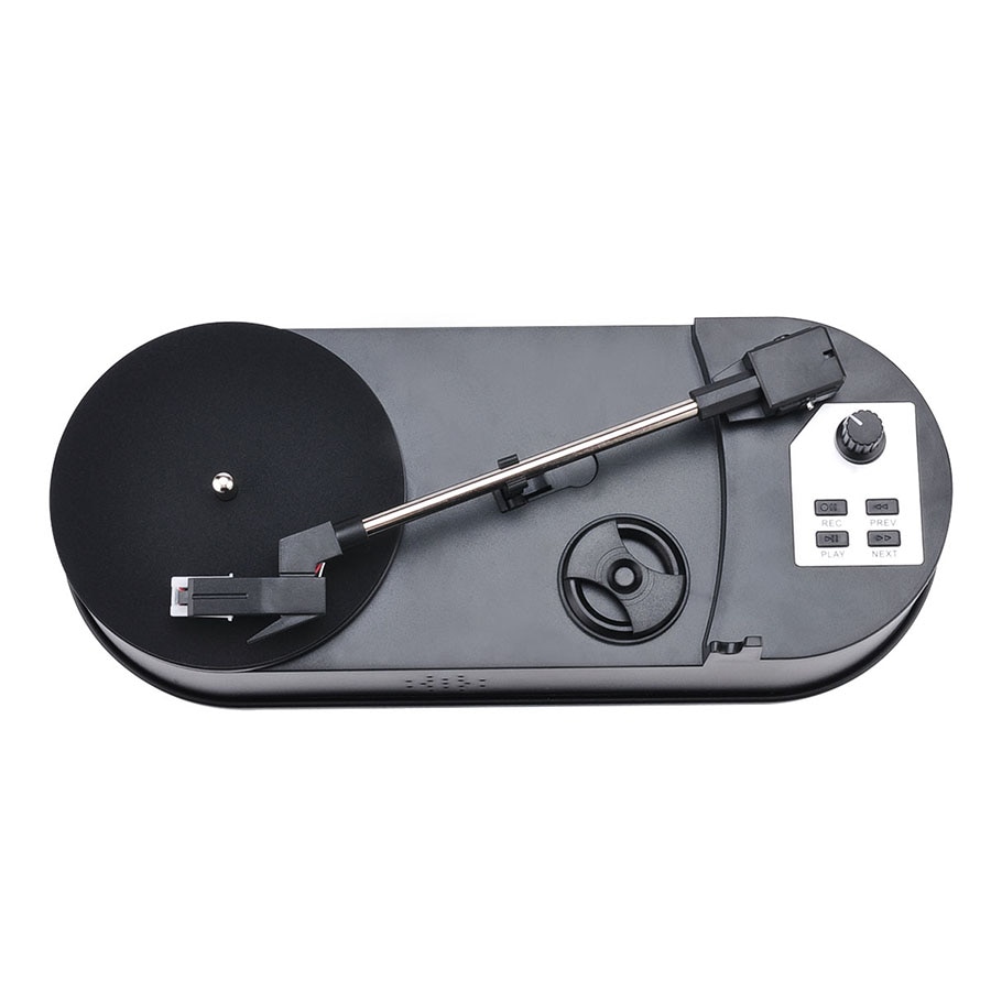 Mini tocadiscos de vinilo portátil con USB, reproductor de Audio de disco de vinilo LP, 45PRM, MP3, reproductor de CD, convertidor estéreo con altavoz