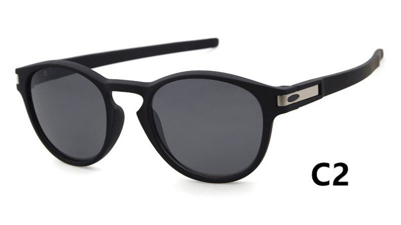 Klassiske vintage ovale solbriller mænd kvinder sportsbriller runde retro solbriller  uv400: C2