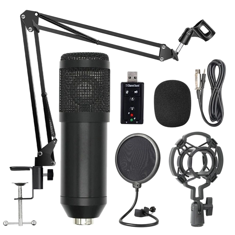 microfone bm 800 Studio Microphone microfone bm800 Condenser Sound Recording Microphone For computer: Default Title