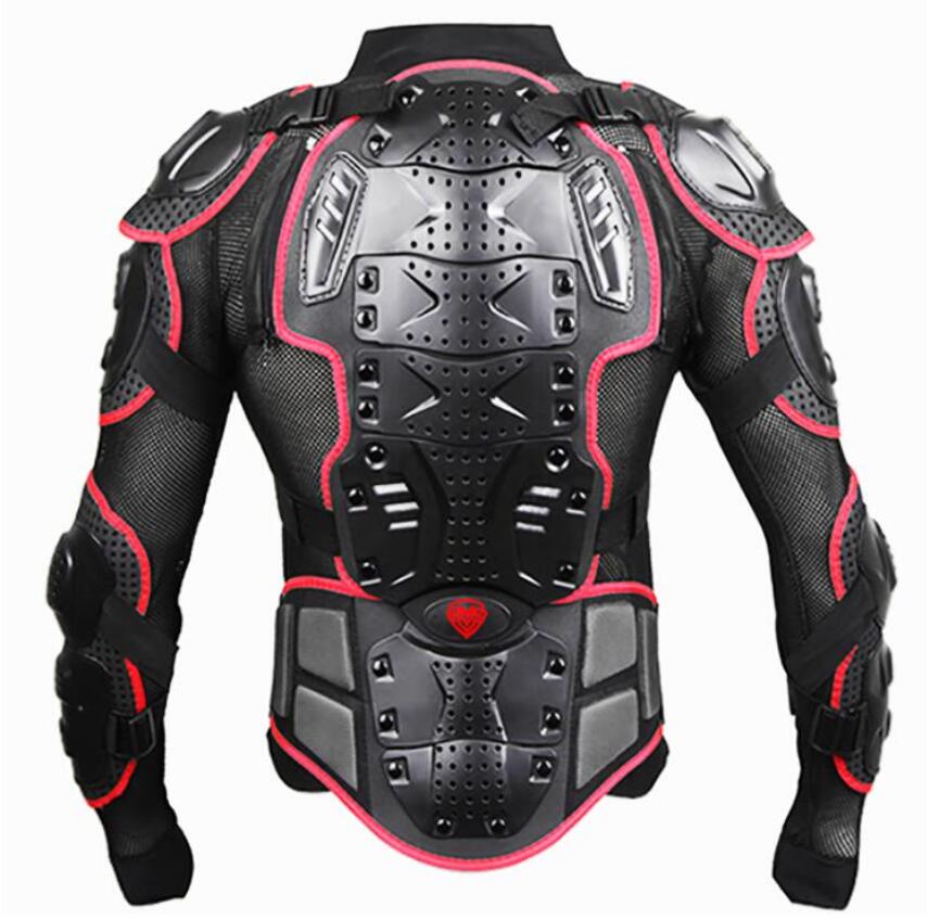 Black/RED Motorcycles Armor Protection Motocross Clothing Jacket Protector Moto Cross Back Armor Protector Motorcycle Jackets