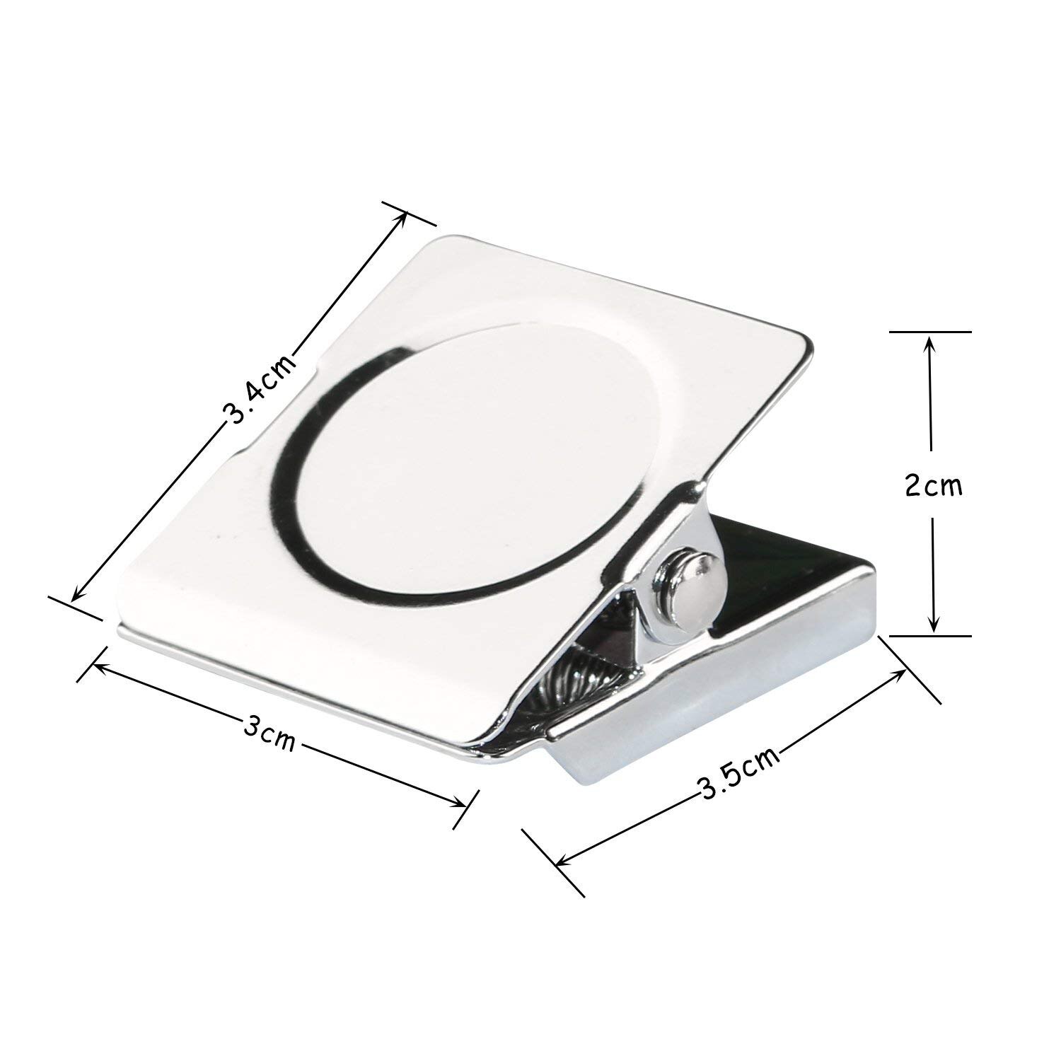 Magnetische clips ,12 stuks vierkante koelkastmagneten, koelkastmagneten, koelkastmagneten, kantoormagneten, fotomagneten