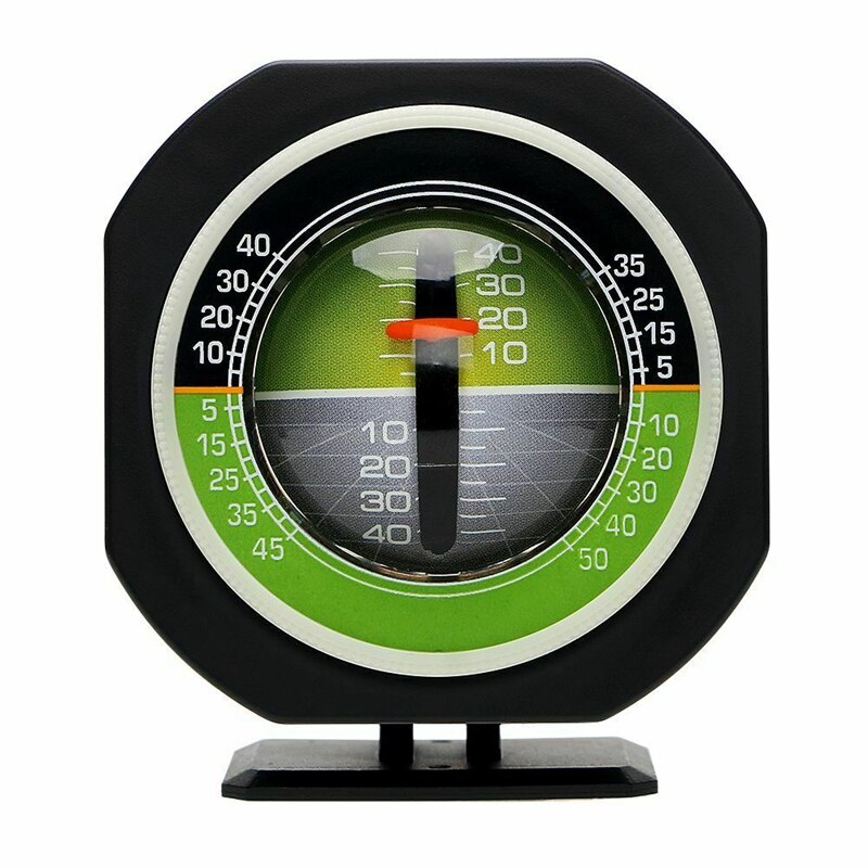 Inclinometer Level,Compass Luminous LED Car Inclinometer Gradient Balancer Angle Slope Meter Balancer Measure Equipment