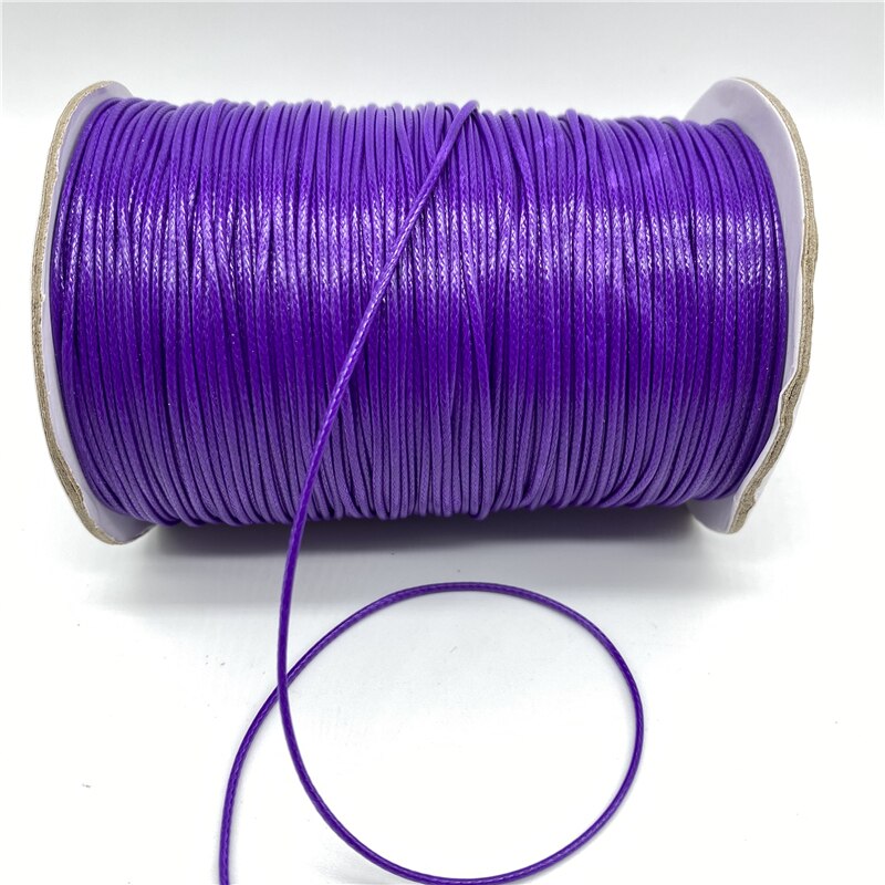 Handi Stitch 30 Stuks Gewaxt Polyester Koord - 10m Geassorteerde Kleur 1mm Touwgaren - Koord voor het Maken van Armband, Enkelband en Ketting Sieraden, Macramé, Plantenhanger, DHZ Kunst & Ambachten