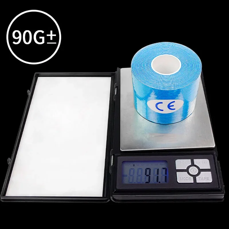 Nastro elastico anallergico in fibra sintetica kinesiologia supporto sportivo impermeabile per ginocchio muscolo polso spalla terapeutico