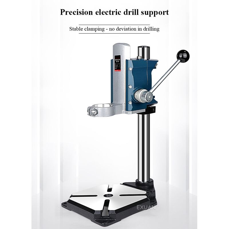Wielofunkcyjna wiertarka elektryczna wiertarka podłogowa narzędzia gospodarstwa domowego mała wysoka precyzja stabilna podstawa gruba kolumna uchwyt wiertarki elektrycznej
