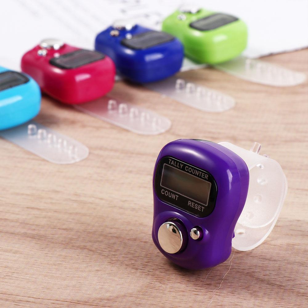 ClUNICEF-Mini compteur de pointage de bague de doigt, compteur de coups tenu dans la main électronique, outil de pointage de compteur de nucléocompteur numérique ogo