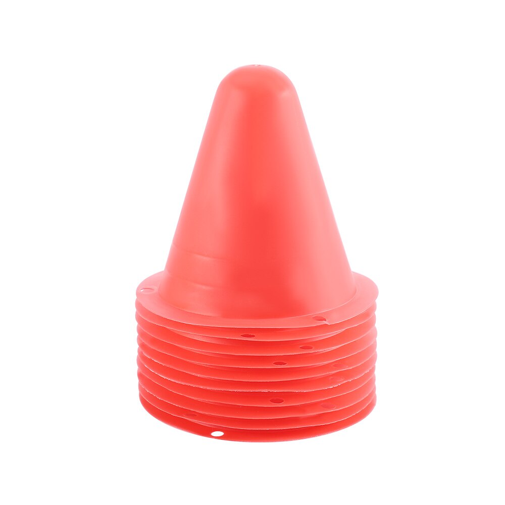 Plastic skate marker cones football soccer wheels sports training equipment: Red