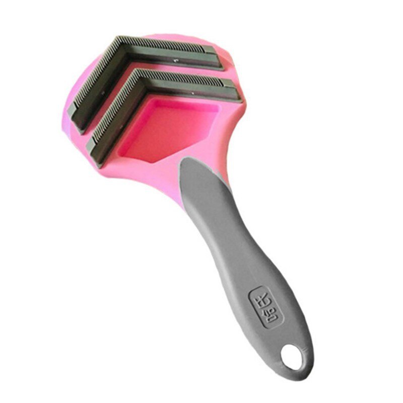 Haar Kam Voor Honden Kat Vergieten Lange Haren Kammen Pet Hair Remover Hond Grooming Gereedschap Hond Levert: Roze