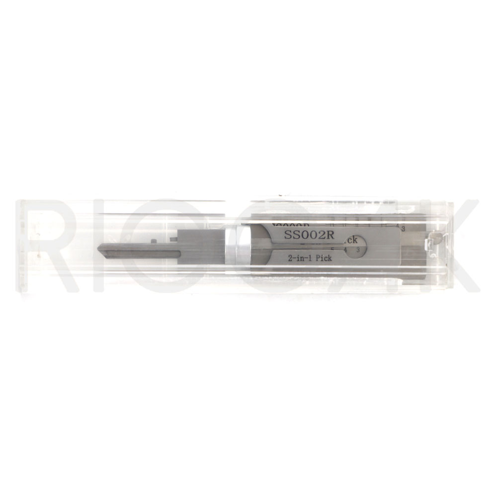 Lishi 2 in 1 Tool SS001 SS002 SS002R pro R52 KW1 KW5 SC1 SC4 SC20 M1/MS2 AM5 TE2 Locksmith Tools for Home Door Civil Locks: Yellow